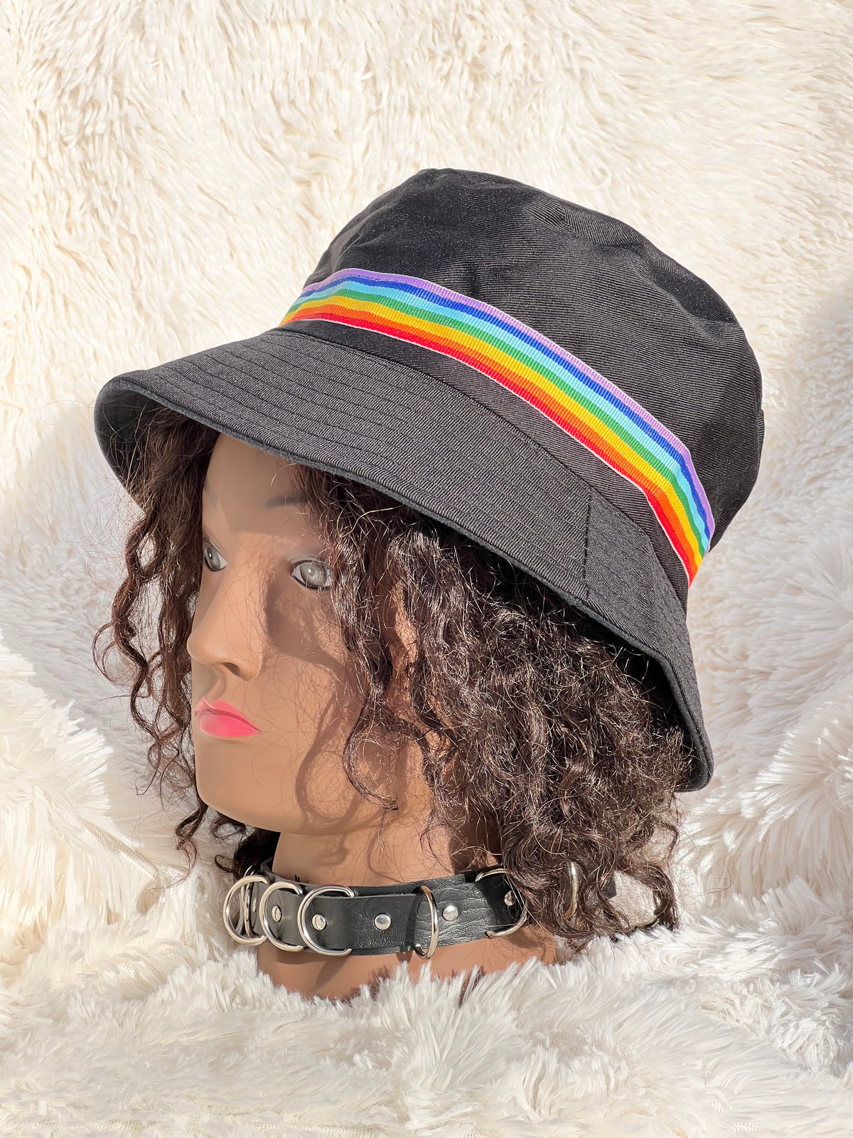 PRIDE RAINBOW BUCKET HAT