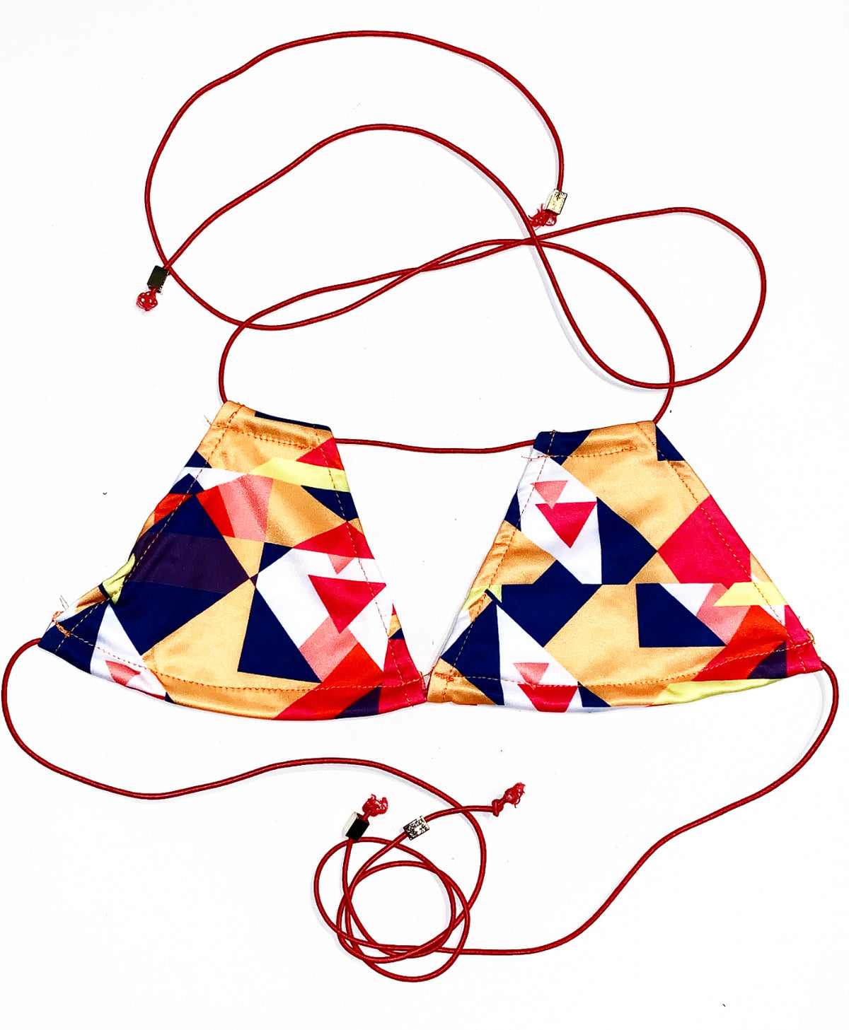 REBELLIOUS TRIANGLE BIKINI TOP