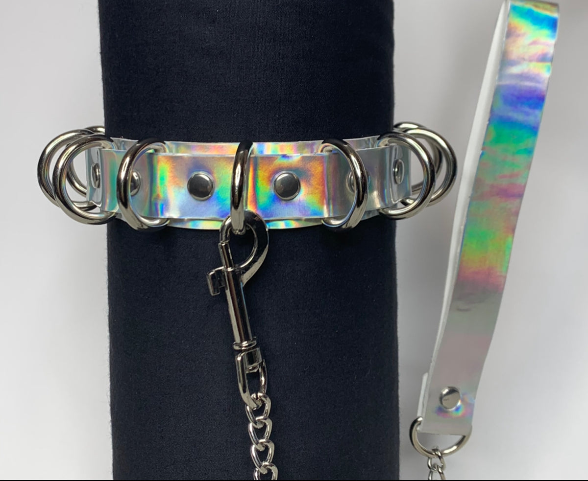 COSMIC BUNNY CHOKER WITH LEASH