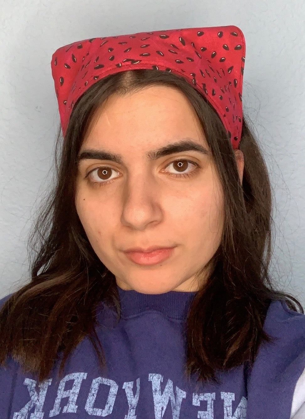 MYSTIC MELON RETRO TRIANGLE HEADSCARF