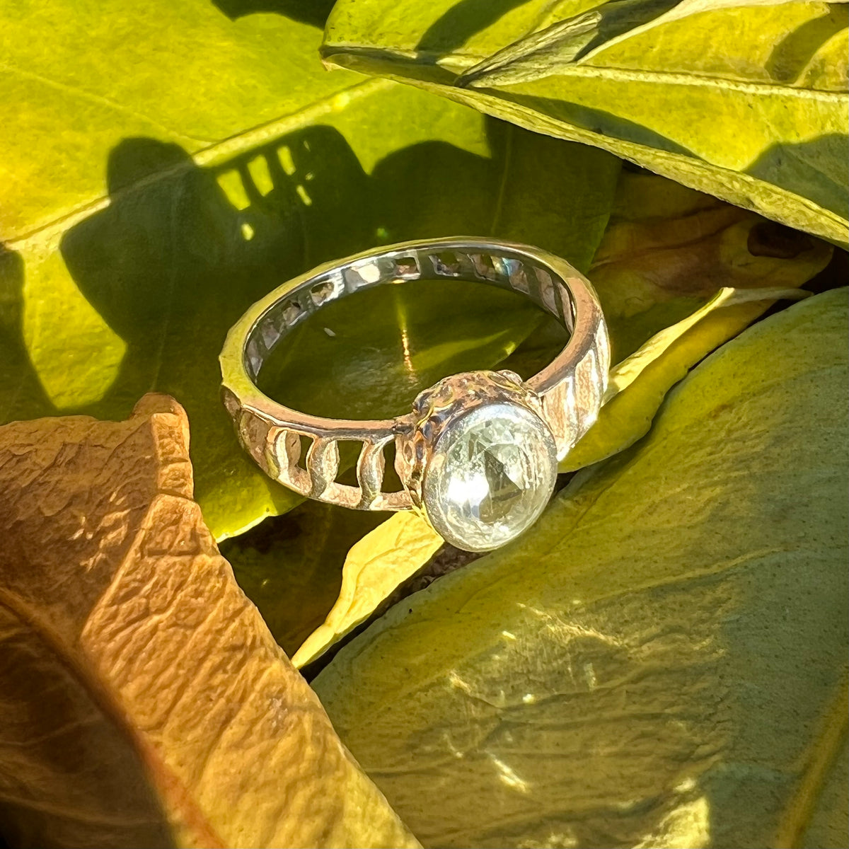 BLUE TOPAZ 925 STERLING SILVER RING