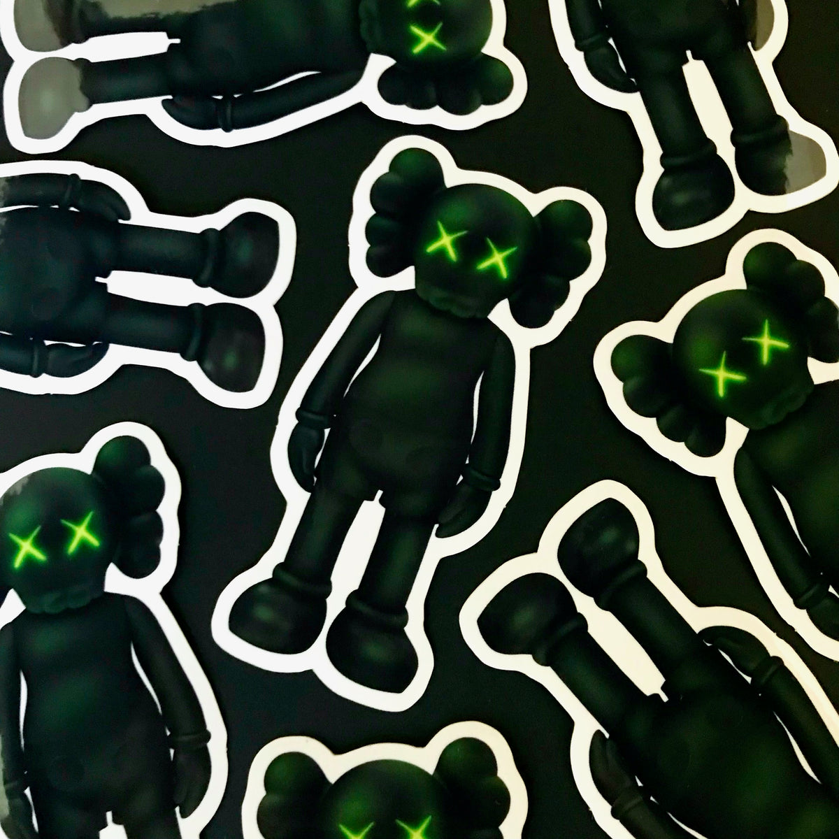 Glow Customized Bearbrick Sticker