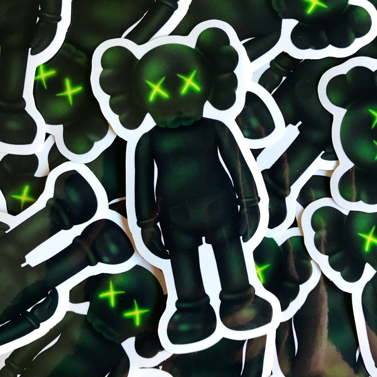 Glow Customized Bearbrick Sticker