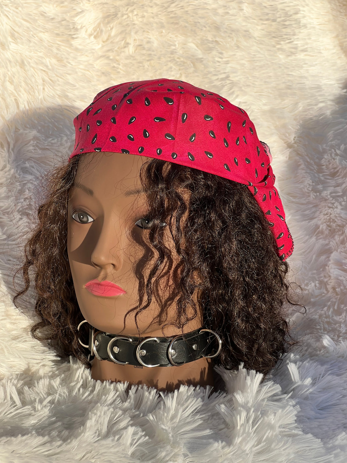 MYSTIC MELON RETRO SQUARE HEADSCARF