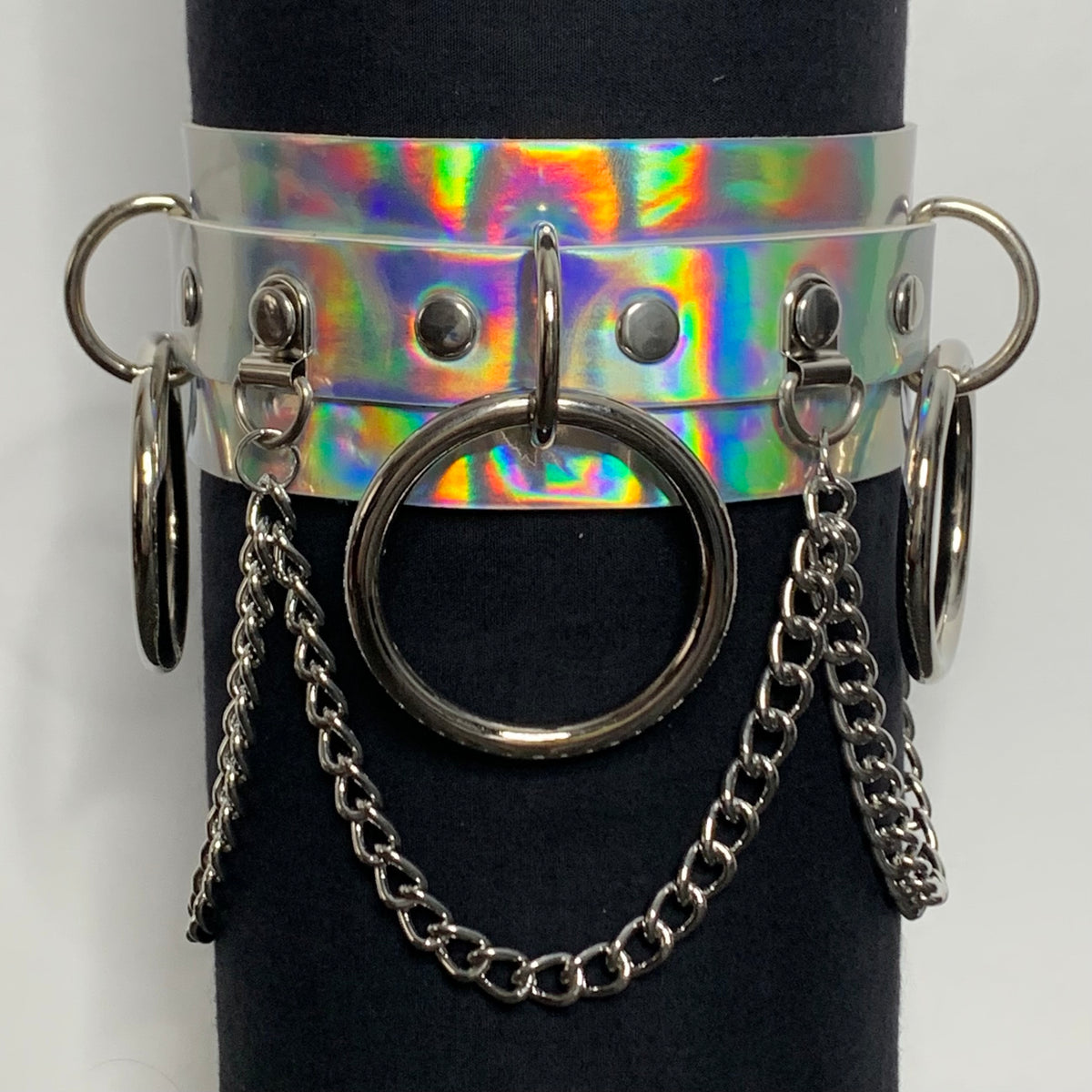 BITE HOLOGRAPHIC CHOKERS