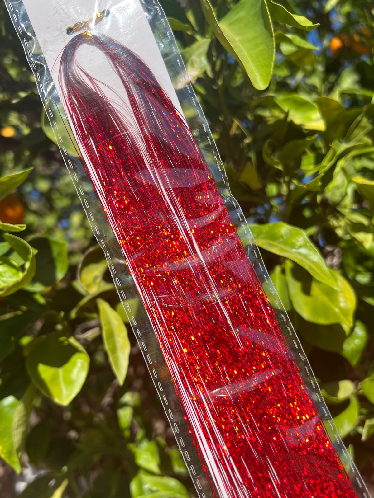 FLAME HAIR TINSEL