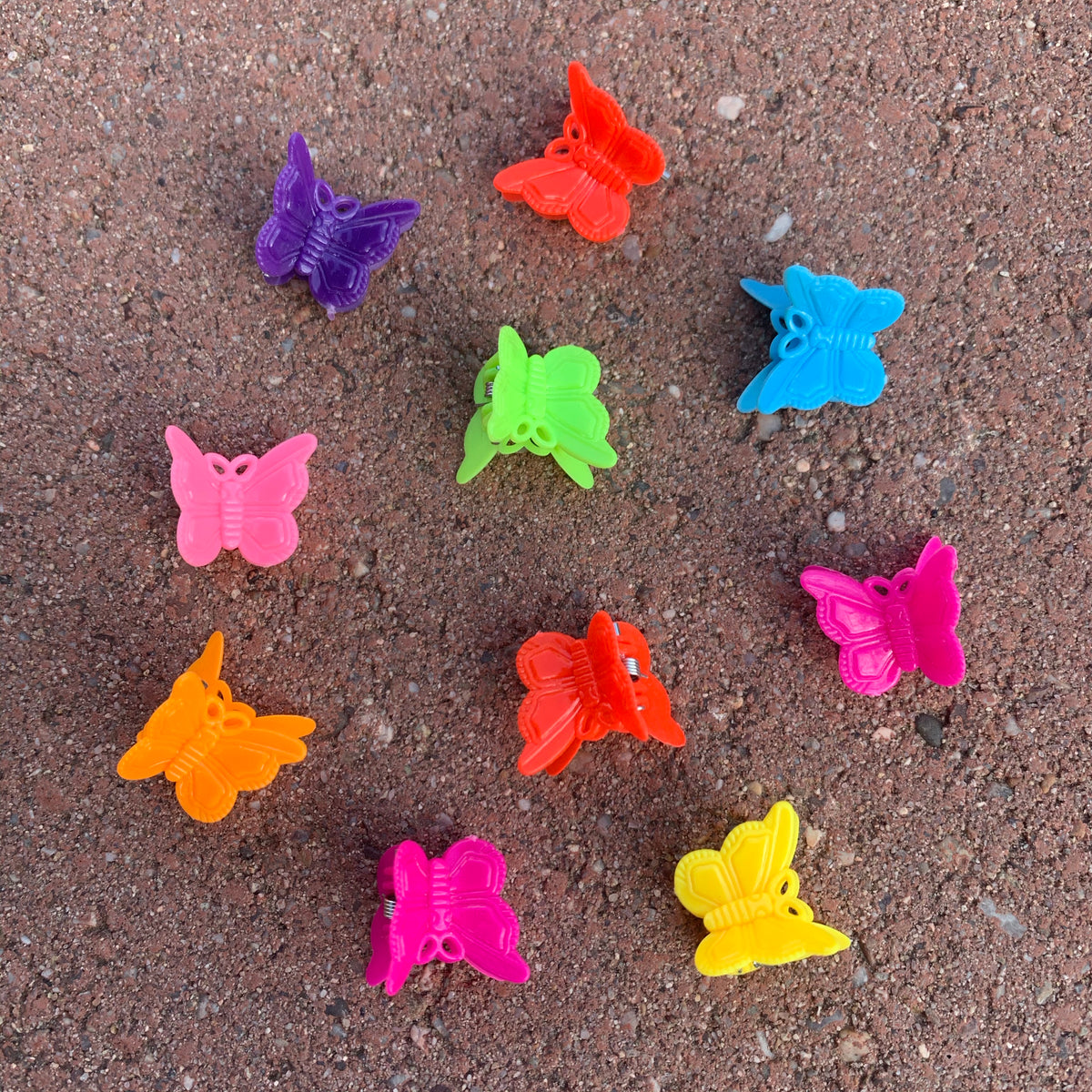 BUTTERFLY HAIR CLIPS