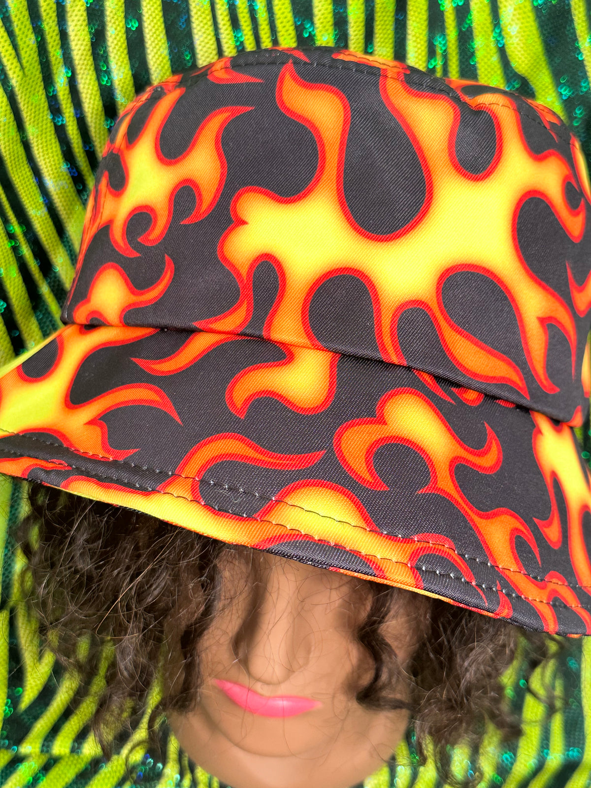 FLAME BUCKET HAT