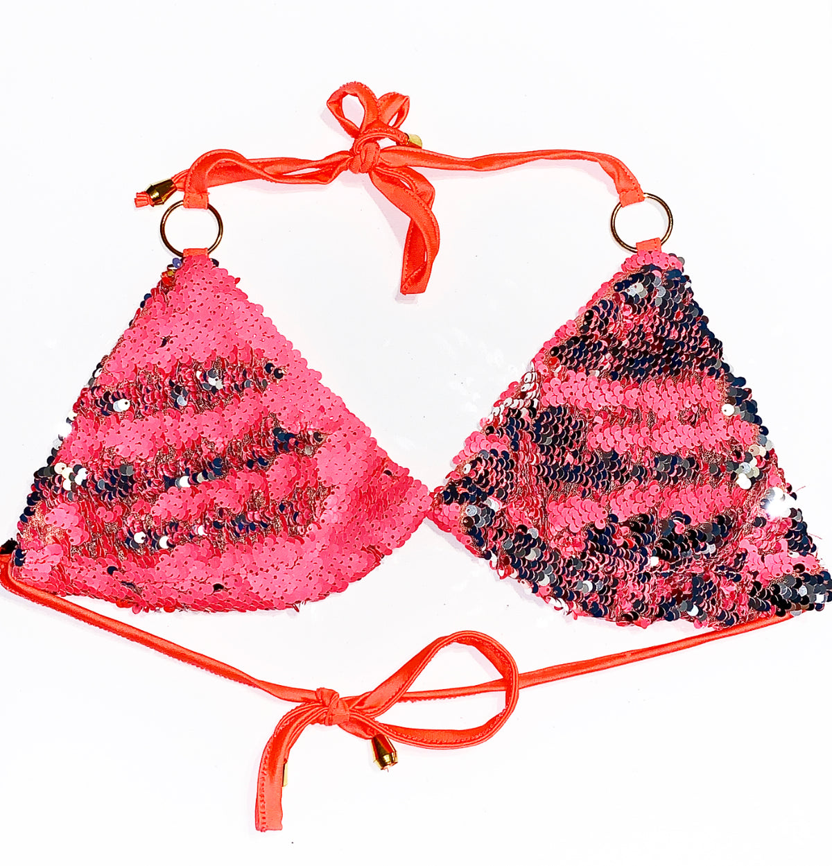 SEQUIN DOLL BIKINI TOP