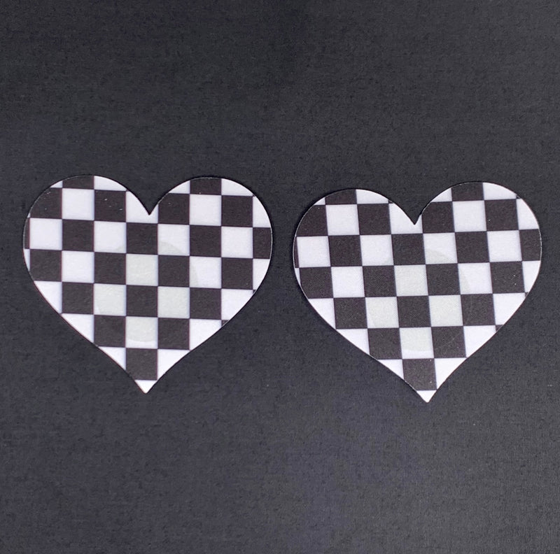 Checkered Heart Pasties