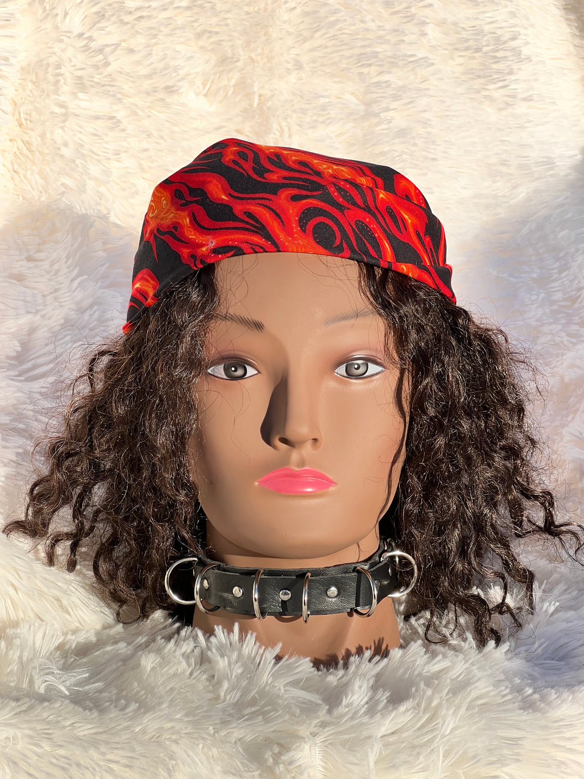 FLAME RETRO SQUARE HEADSCARF