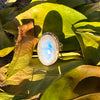 MOONSTONE 925 STERLING SILVER RING