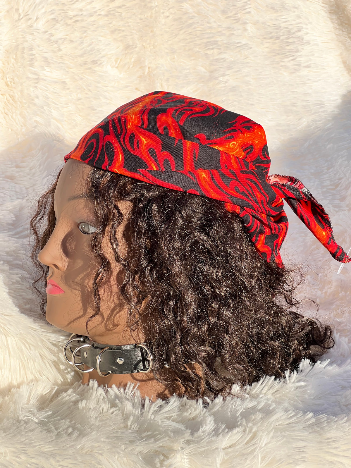 FLAME RETRO SQUARE HEADSCARF