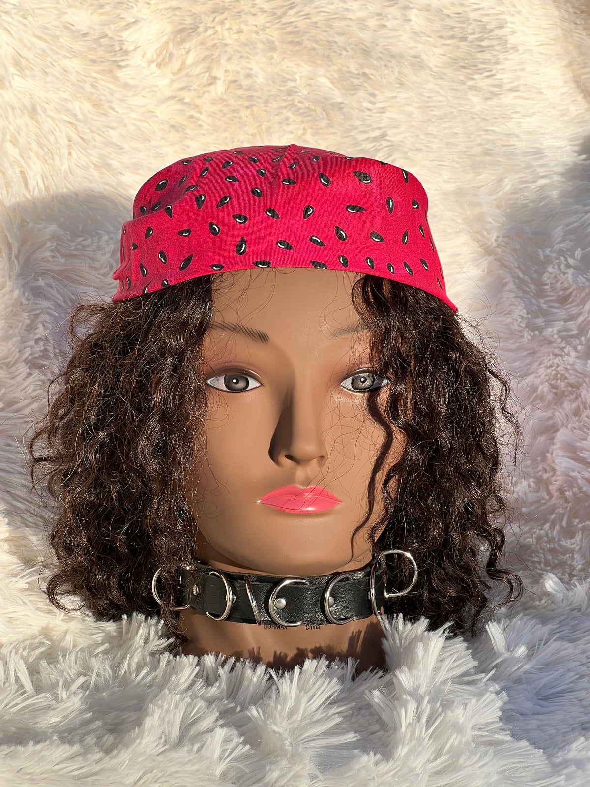 MYSTIC MELON RETRO SQUARE HEADSCARF