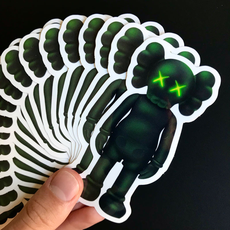 Glow Customized Bearbrick Sticker