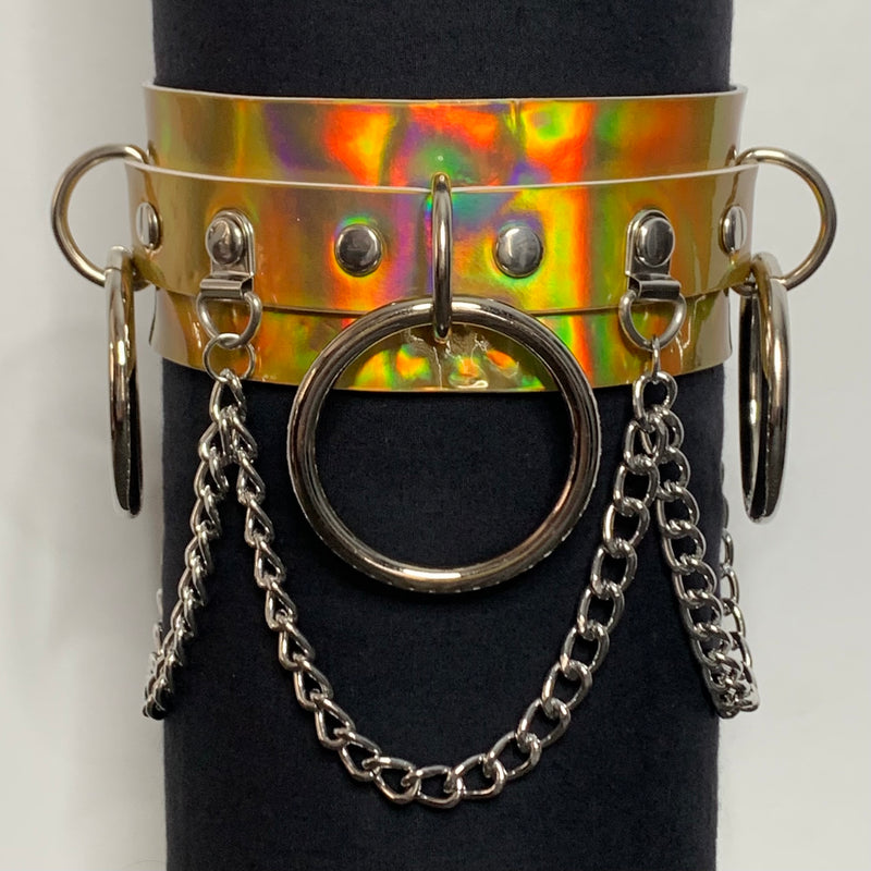 BITE HOLOGRAPHIC CHOKERS