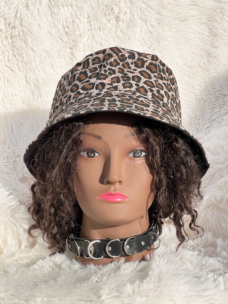 Leopard Print Bucket Hat, African Print Accessories, Summer Hat, 90's  Bucket Hat, Hippie Hat, Festival Accessories,psychedelic Hat, Rave Hat -   Canada