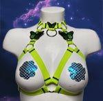 ELECTRICITY GREEN BUTTERFLY HARNESS